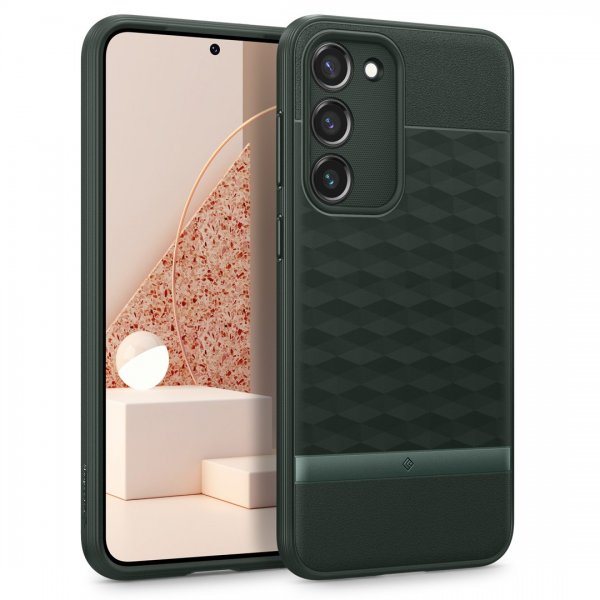 Caseology Samsung Galaxy S23 Plus Deksel Parallax Midnight Green
