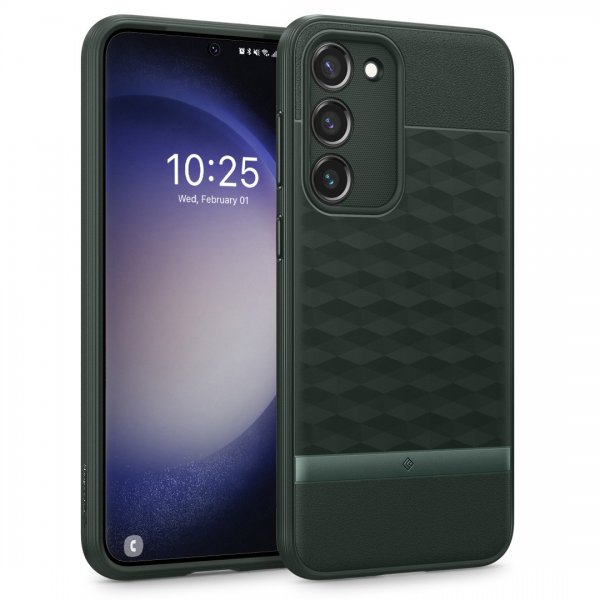 Caseology Samsung Galaxy S23 Plus Deksel Parallax Midnight Green