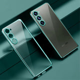 Sulada Samsung Galaxy S23 Plus Deksel Belagt Kant Grønn