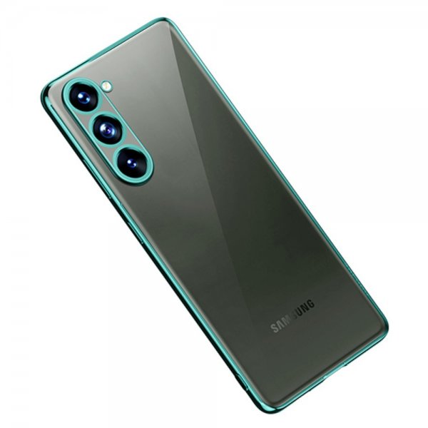 Sulada Samsung Galaxy S23 Plus Deksel Belagt Kant Grønn
