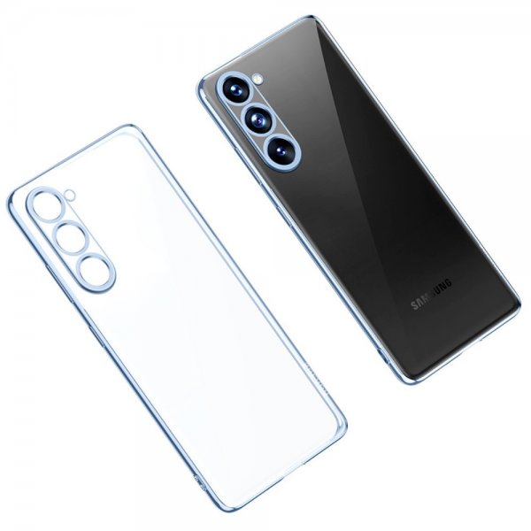 Sulada Samsung Galaxy S23 Plus Deksel Belagt Kant Lyseblå