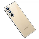 Sulada Samsung Galaxy S23 Plus Deksel Belagt Kant Sølv