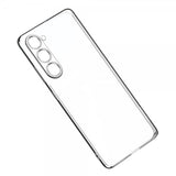 Sulada Samsung Galaxy S23 Plus Deksel Belagt Kant Sølv