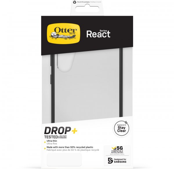 Otterbox Samsung Galaxy S23 Plus Deksel React Black Crystal