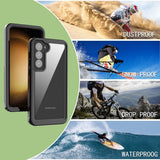 Redpepper Samsung Galaxy S23 Plus Deksel Vanntett IP68 Svart