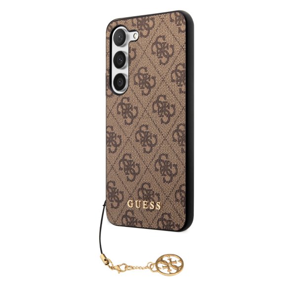 Guess Samsung Galaxy S23 Deksel 4G Charms Brun