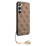 Guess Samsung Galaxy S23 Deksel 4G Charms Brun