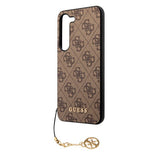Guess Samsung Galaxy S23 Deksel 4G Charms Brun