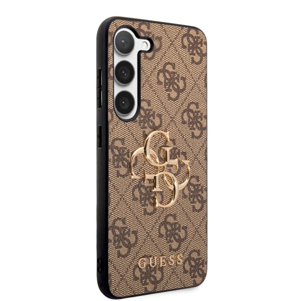 Guess Samsung Galaxy S23 Deksel 4G Logo Brun