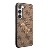 Guess Samsung Galaxy S23 Deksel 4G Logo Brun