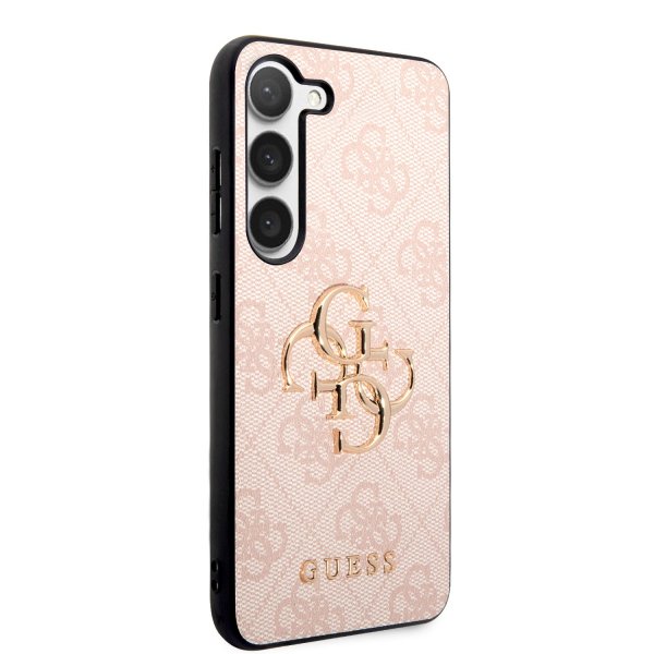 Guess Samsung Galaxy S23 Deksel 4G Logo Rosa