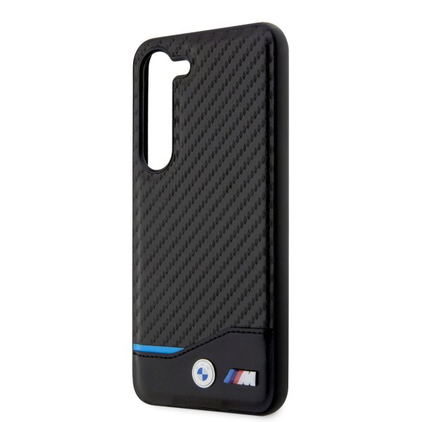 BMW Samsung Galaxy S23 Deksel Carbon & Stripe Svart