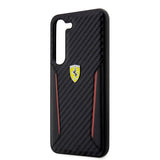 Ferrari Samsung Galaxy S23 Deksel Carbon & Stripe Svart