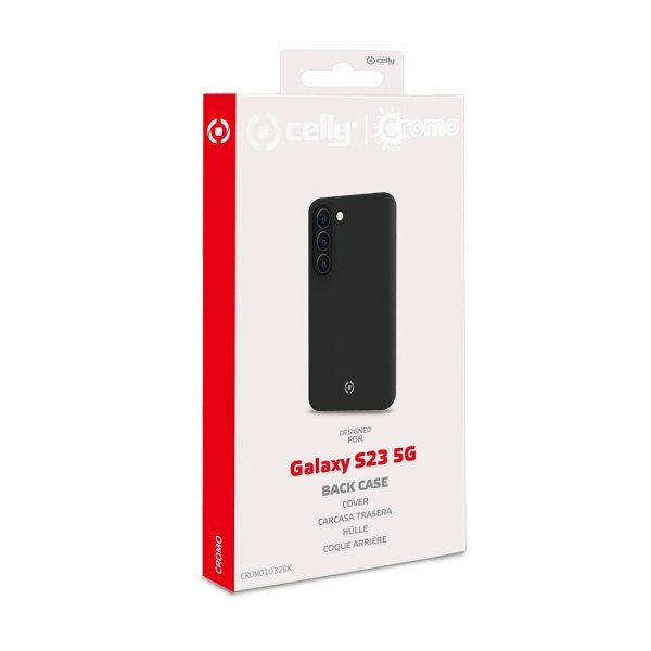 Celly Samsung Galaxy S23 Deksel CROMO Svart