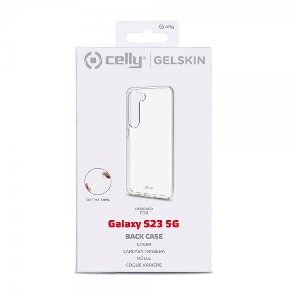 Celly Samsung Galaxy S23 Deksel GELSKIN Klar