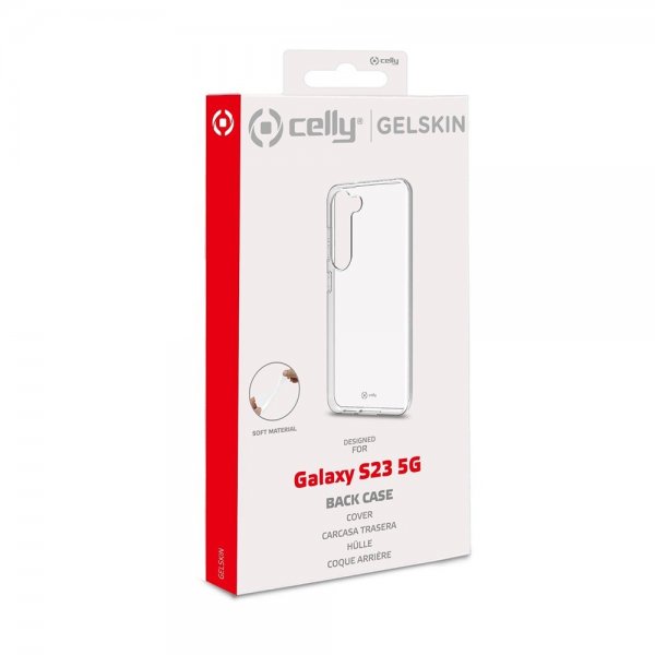 Celly Samsung Galaxy S23 Deksel GELSKIN Klar