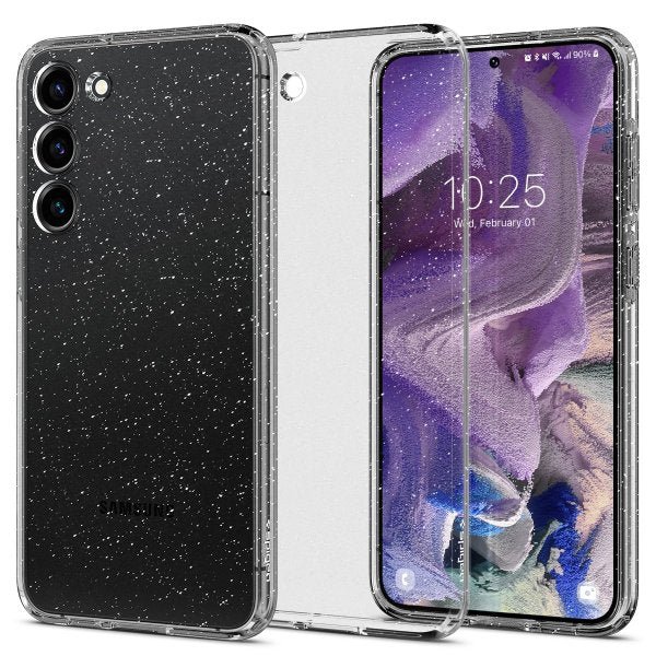 Spigen Samsung Galaxy S23 Deksel Liquid Crystal Glitter Crystal Quartz