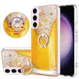 Samsung Galaxy S23 Deksel Finger Ring Motiv øl