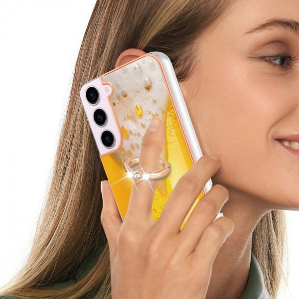 Samsung Galaxy S23 Deksel Finger Ring Motiv øl