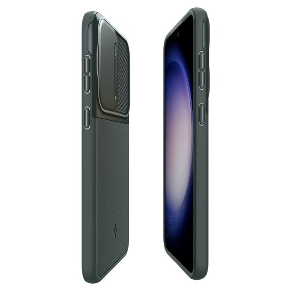 Spigen Samsung Galaxy S23 Deksel Optik Armor Abyss Green
