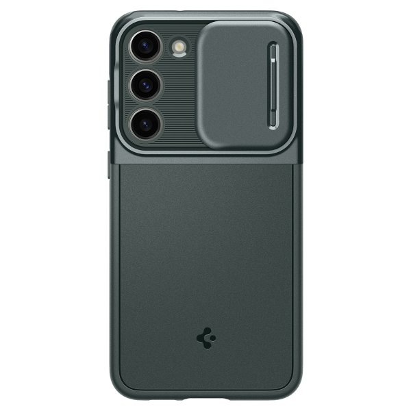 Spigen Samsung Galaxy S23 Deksel Optik Armor Abyss Green
