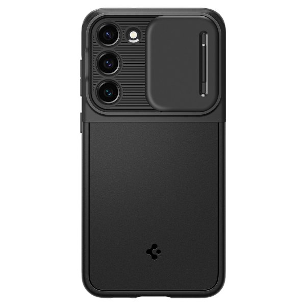 Spigen Samsung Galaxy S23 Deksel Optik Armor Svart