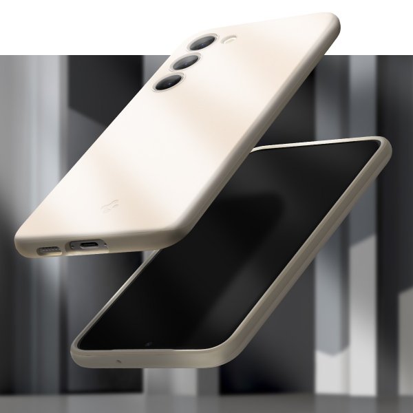 Spigen Samsung Galaxy S23 Deksel Thin Fit Pearled Ivory