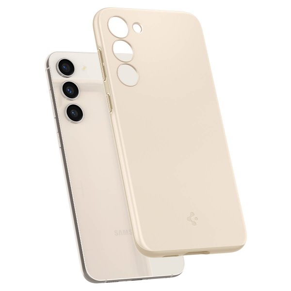 Spigen Samsung Galaxy S23 Deksel Thin Fit Pearled Ivory