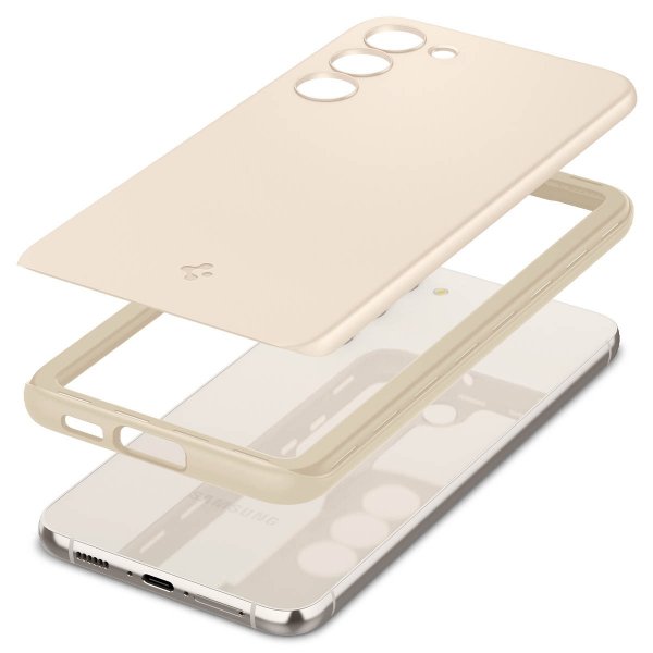 Spigen Samsung Galaxy S23 Deksel Thin Fit Pearled Ivory