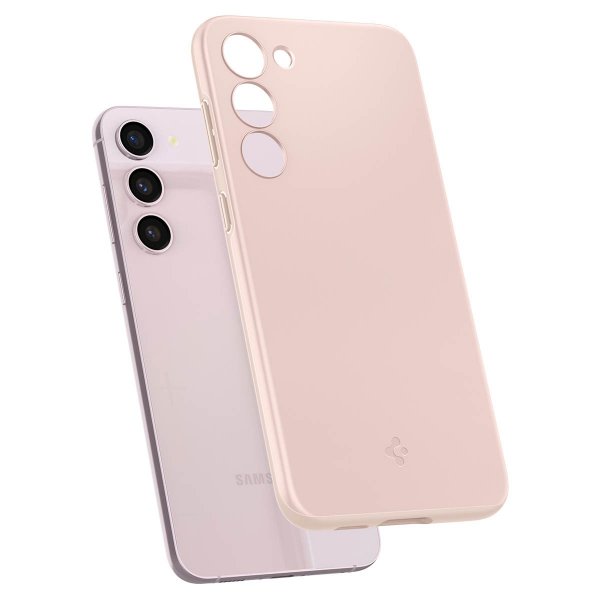 Spigen Samsung Galaxy S23 Deksel Thin Fit Pink Sand