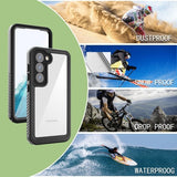 Redpepper Samsung Galaxy S23 Deksel Vanntett IP68 Svart