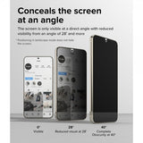 Ringke Samsung Galaxy S23 Skjermbeskytter Privacy Glass