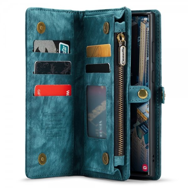 CaseMe Samsung Galaxy S23 Ultra Etui 008 Series Avtakbart Deksel Petrol