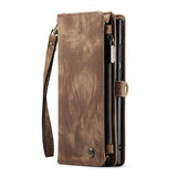 CaseMe Samsung Galaxy S23 Ultra Etui 008 Series Avtakbart Deksel Brun