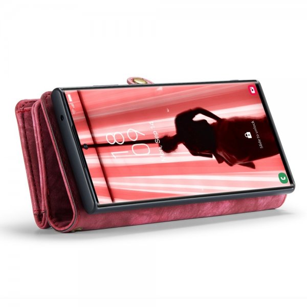 CaseMe Samsung Galaxy S23 Ultra Etui 008 Series Avtakbart Deksel Rød