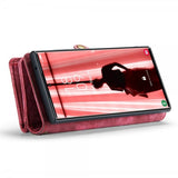 CaseMe Samsung Galaxy S23 Ultra Etui 008 Series Avtakbart Deksel Rød
