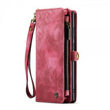 CaseMe Samsung Galaxy S23 Ultra Etui 008 Series Avtakbart Deksel Rød