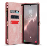 CaseMe Samsung Galaxy S23 Ultra Etui 008 Series Avtakbart Deksel Rosa
