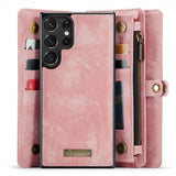 CaseMe Samsung Galaxy S23 Ultra Etui 008 Series Avtakbart Deksel Rosa