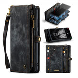 CaseMe Samsung Galaxy S23 Ultra Etui 008 Series Avtakbart Deksel Svart