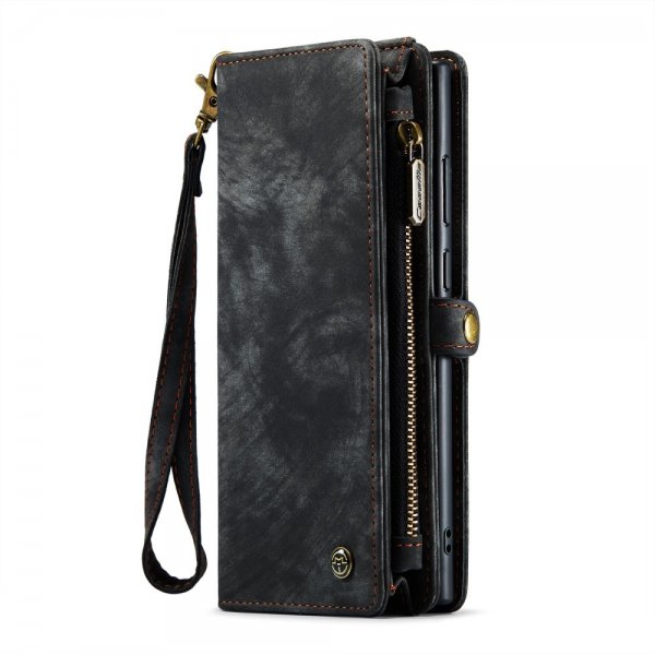 CaseMe Samsung Galaxy S23 Ultra Etui 008 Series Avtakbart Deksel Svart