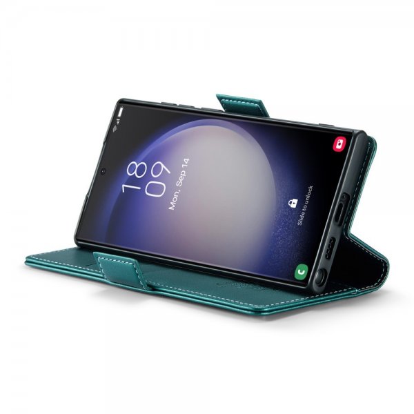 CaseMe Samsung Galaxy S23 Ultra Etui 023 Series Grønn