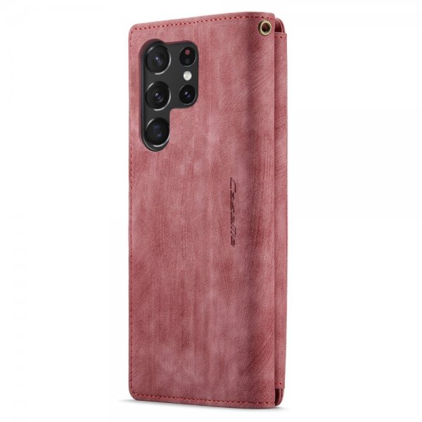 CaseMe Samsung Galaxy S23 Ultra Etui C30 Series Rød