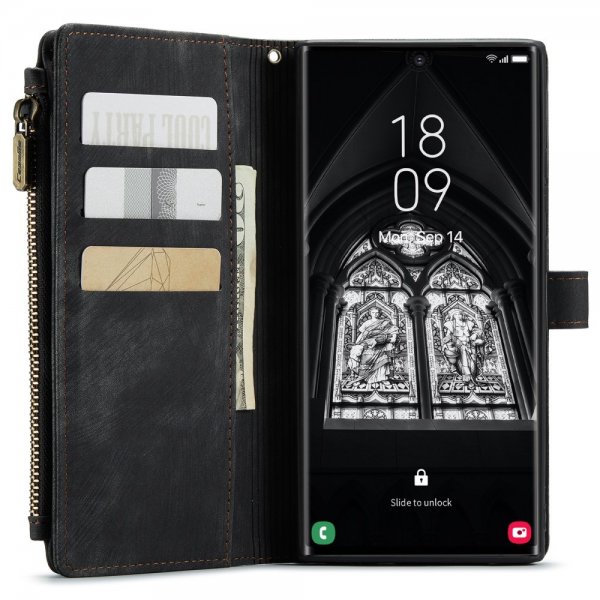 CaseMe Samsung Galaxy S23 Ultra Etui C30 Series Svart