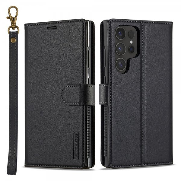 Lc.Imeeke Samsung Galaxy S23 Ultra Etui Avtagbart Deksel L2 Series MagSafe Svart