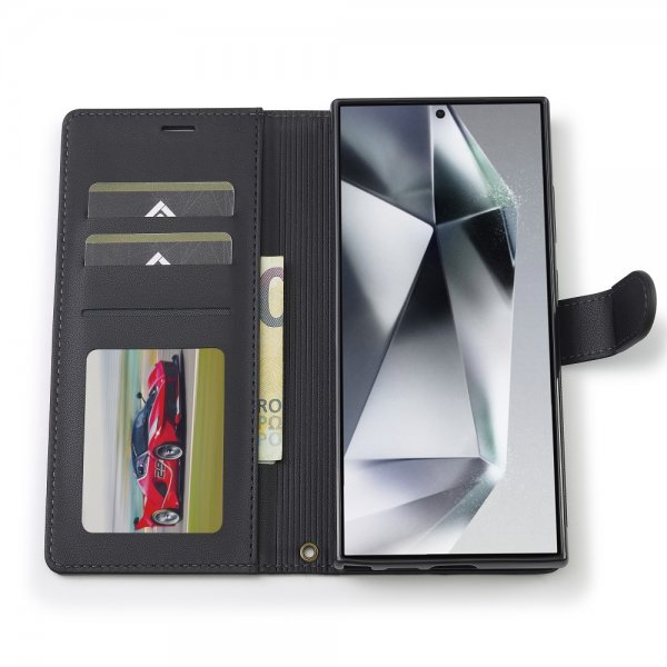 Lc.Imeeke Samsung Galaxy S23 Ultra Etui Avtagbart Deksel L2 Series MagSafe Svart