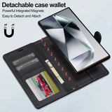 Lc.Imeeke Samsung Galaxy S23 Ultra Etui Avtagbart Deksel L2 Series MagSafe Svart