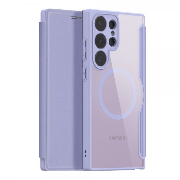 Dux Ducis Samsung Galaxy S23 Ultra Etui Skin X Pro Series MagSafe Lilla