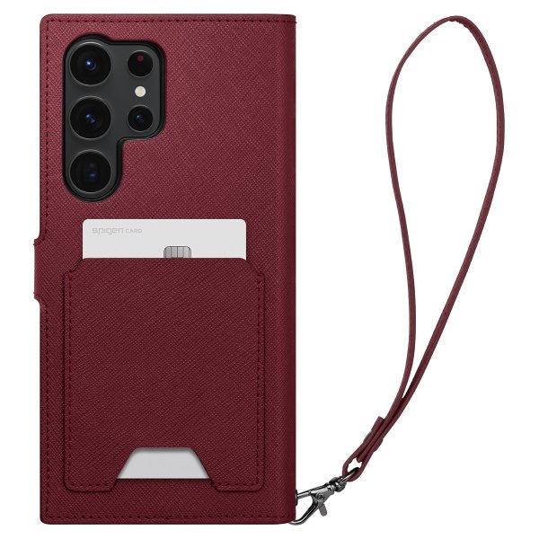 Spigen Samsung Galaxy S23 Ultra Etui Burgundy