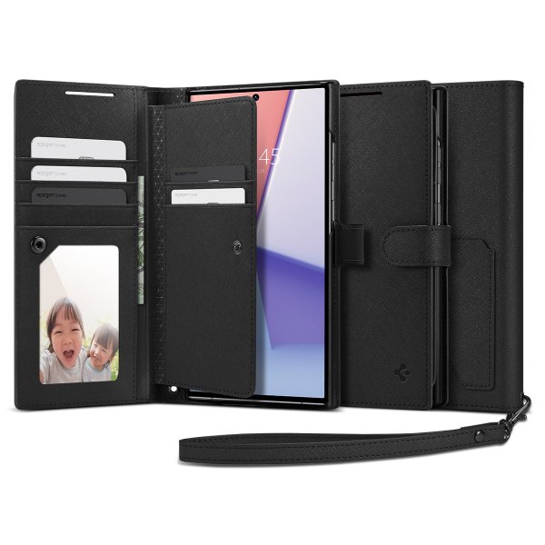 Spigen Samsung Galaxy S23 Ultra Etui Svart